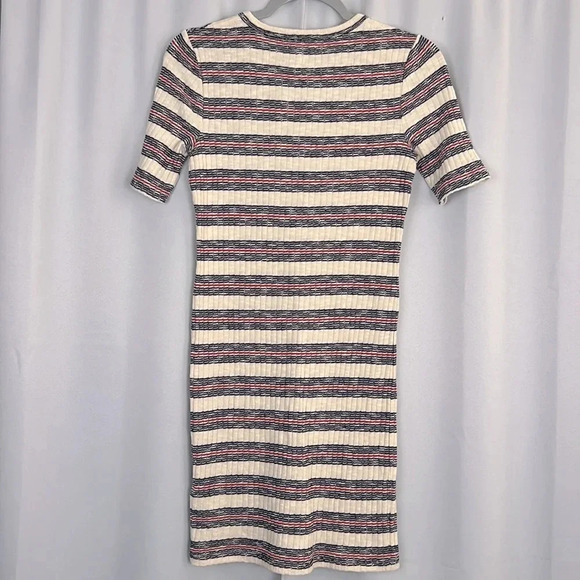Madewell Short-Sleeve Mini Dress in Lawton Stripe Size Small - Picture 3 of 8